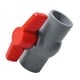 thumbnail image 5 of Válvula de bola de PVC con manija en T roja, válvula de cierre de agua, accesorio de tubería, accesorios de plomería gris 32mm, 5 of 9