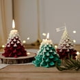 thumbnail image 2 of Vela navideña con forma de árbol de Navidad, atmósfera que se derrite, suministros de fragancia, 2 of 5