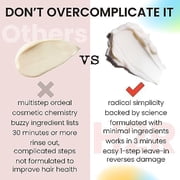 Leave in Hair Treatment Mask | Molecular Hair Repair Mask for Hair Bonding Treatment | Hair Growth for Thinning & Split Ends | 3 Minutes to Repair Hair Damage from Bleach, Chemicals & Heat