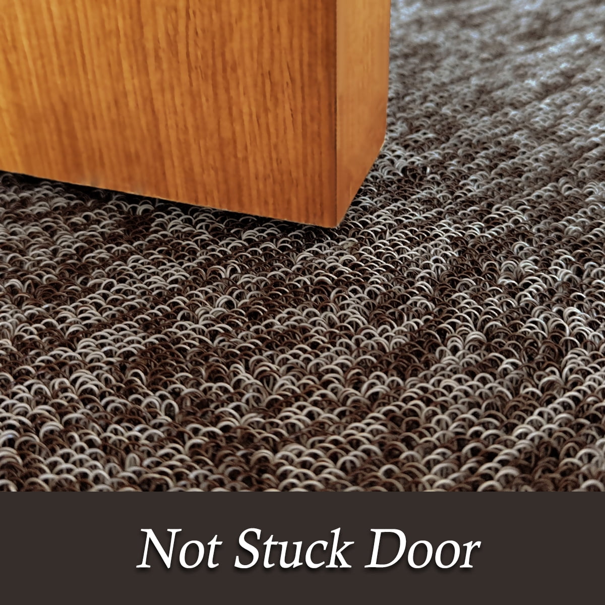 Artnice 17"x29" Front Door Mat Indoor Outdoor Entrance, Non Slip Rubber Backed Welcome Mats, Waterproof Resist Dirt Doormat Entryway Mats, Brown