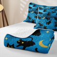 thumbnail image 4 of jejeloiu Kawaii Black Cat Quilt Full Kids,Galaxy Starry Sky Full Bedspread Sets For Girls,3pcs, 4 of 7