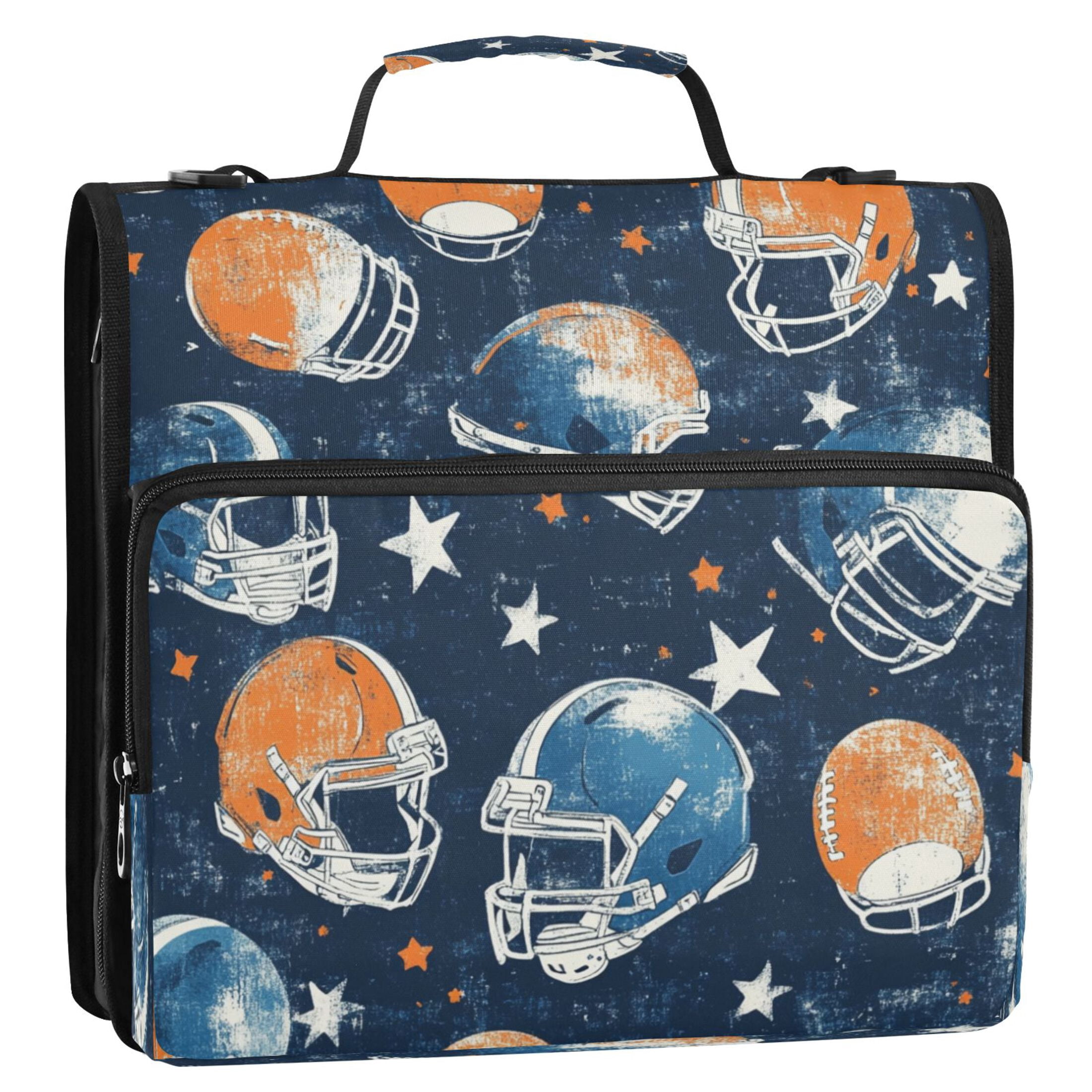 YAZAOO Zipper Binder trapper keeper Documents Organized Design Starry Helmet Showdown Printed