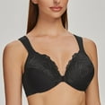 thumbnail image 4 of CHUANK Underwire Front Closure Bras for Women Black 34B, 4 of 6
