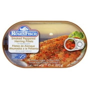 Rugen Fisch Smoked Peppered Herring Fillets in Natural Juice -200 g