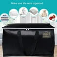 thumbnail image 6 of Yibooy 90L Moving Bags Space Saving Storage Packing Bags Moving Supplies (Black), 6 of 7