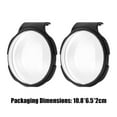thumbnail image 3 of 360° Full Coverage Optical Tempered Glass Lens Protector for DJI Osmo Action Cameras & Drones, HD High Impact Resistant Anti-Scratch Protective Film, Clear, 3 of 8