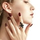 thumbnail image 2 of Anillo Exquisito: Ligera sensación de alta gama con cristal esmaltado a mano de Zibo - ¡Perfecto para ocasiones elegantes!", 2 of 4