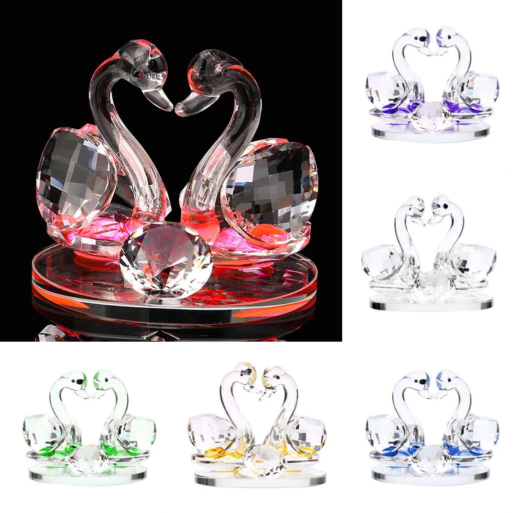 Lovely Mini Snail Animal Crystal Cut Craft Paperweight Home Office Table Display