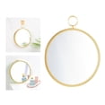 thumbnail image 3 of veasfak Round Hanging Mirror Metal Frame Decorative Mirror Dressing Table Makeup Mirror S, 3 of 9
