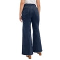 thumbnail image 2 of Ellos Women's 5-Pocket Wide Leg Jeans, 2 of 4