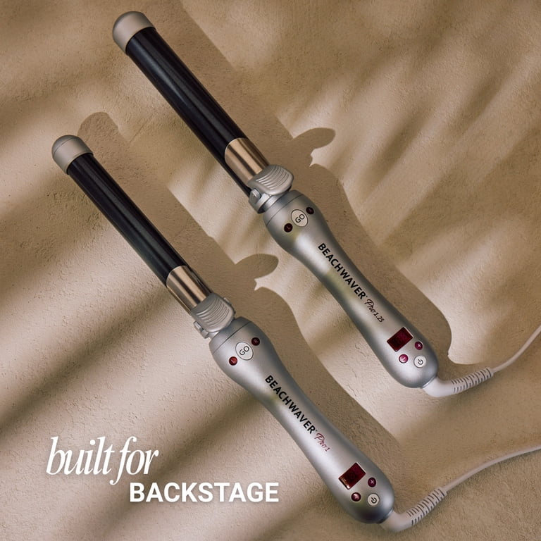 The Beachwaver Co. Black and Silver Curling Wand for Smooth Waves Beachwaver Co S1 Curling Iron 0.75in Ceramic Dual Voltage  main image 2