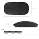 thumbnail image 2 of Ratón inalámbrico Bluetooth de modo dual, silencioso, 2,4 g, para tableta, portátil, oficina, estudiante, computadora, carga, 2 of 6