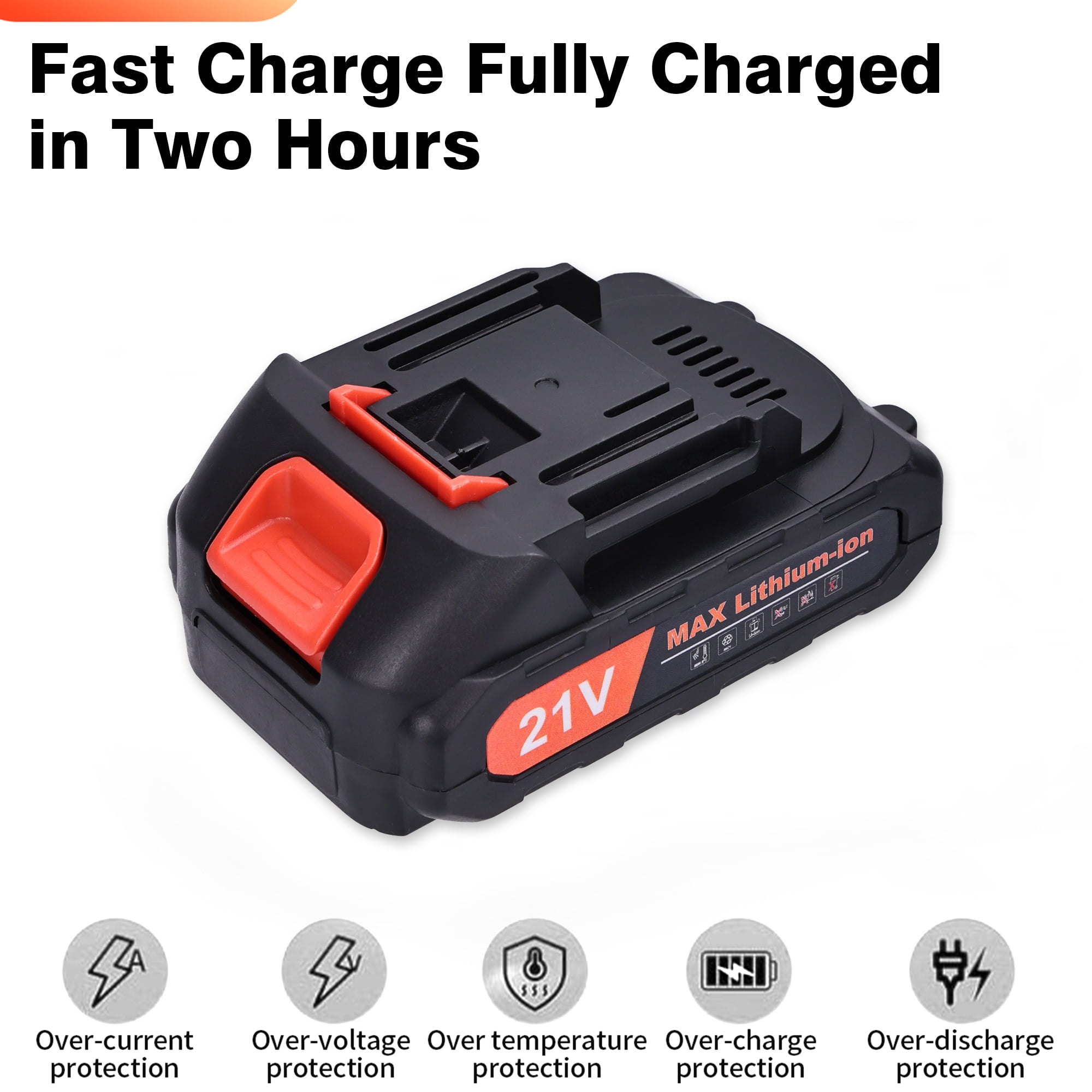 Mini Chainsaw 8 inch, HDJ Mini Chainsaw Cordless with 2PCS Batteries, Electric Chainsaw Portable One-Hand for Wood Cutting Tree Branch Trimming