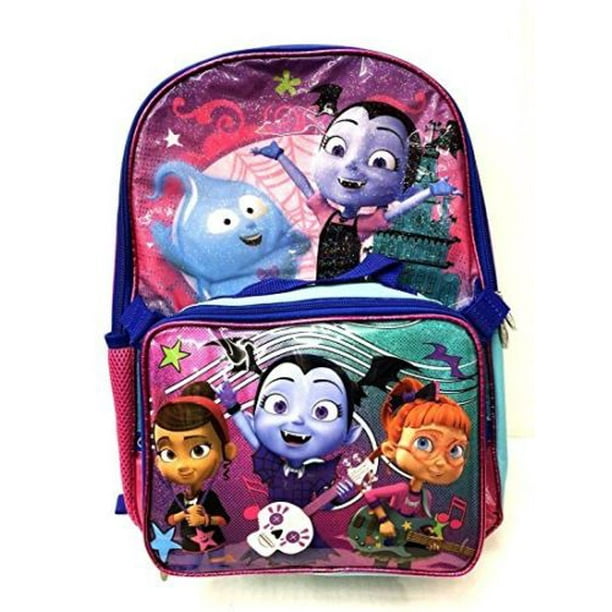 Disney Vampirina School Book Backpack With Lunch Box SET - Walmart.com ...