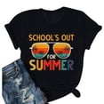 thumbnail image 2 of Bibifish Womens Tshirts Graphic Print Crew Neck Short Sleeve Tee Tops Lightweight Fabric Casual Basic Daily Fashion Summer Tees, 2 of 3