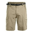 thumbnail image 4 of SOOMLON Mens Shorts Men Summer Outdoor Fashion Basic Loose Breathable Quick Drying Casual Shorts Pocket Comfy Shorts Multi Quick Drying Shorts Hiking Pants Khaki S, 4 of 9