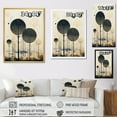 thumbnail image 4 of Designart "Minimalist Oasis Grey and Beige Mid Century" Abstract Collages Floater Framed Wall Decor, 4 of 7