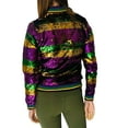 thumbnail image 2 of Tiqkatyck Mardi Gras Jacket Clearance, Women's Carnival Long Sleeve Sequin Long Sleeve Cardigan Jacket Top, Mardi Gras Sequin Jacket, Mardi Gras Tops for Women Camouflage, 2 of 9