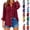 Green, variant on pstuiky Womens Summer Tops Fashion Long Sleeve V-Neck Women'S Blouses Comfy Loose Fit Solid Color Spring Tops Women'S Workout Tops