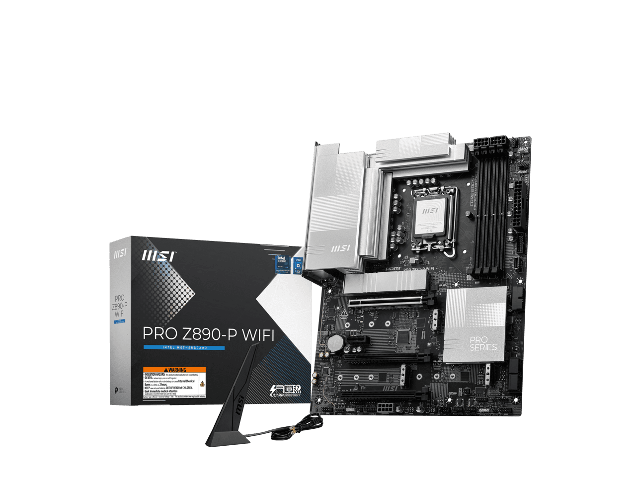 MSI PRO Z890-P WIFI LGA 1851 DDR5 Intel Core Ultra Series 2 ATX Motherboard