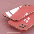 thumbnail image 4 of Compatible with Samsung Galaxy A42 5G Case for Women Men, Ultra Thin Galaxy A42 Phone Case Silicone Cute Shockproof Plating Electroplate Soft Cases Cover (Camellia Red), 4 of 13