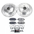 thumbnail image 3 of PowerStop Rear Z23 Evolution Sport Carbon-Fiber Ceramic Brake Pad and Drilled & Slotted Rotor Kit Fits: INFINITI NISSAN Select Models K179, 3 of 10