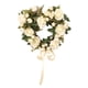 thumbnail image 3 of Corona del día de San Valentín, corona de corazón, puerta delantera, decorativa, cumpleaños, interior, exterior, guirnalda artificial para pared, boda Blanco, 3 of 10