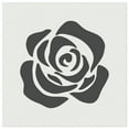 thumbnail image 1 of Rose Flower Solid DIY Cookie Wall Craft Stencil - 7.0 Inch, 1 of 5