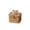 Khaki, variant on Linnome Hand Woven Seagrass Storage Basket with Lid Multipurpose Desktop Cosmetic Organizer Box Natural Wicker Sundry Container for Bedroom Living Room Countertop