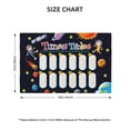thumbnail image 2 of Placemats Set of 4 / 6, Space Math Times Tables Placemats for Dining Table Indoor/Outdoors Heat Resistant Washable Placemats 18" x 12", 2 of 8