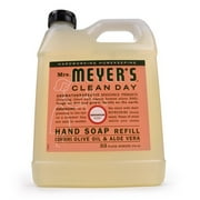 (2 pack) (2 Pack) Mrs. Meyer's Clean Day Liquid Hand Soap Refill, Geranium, 33 Oz