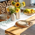 thumbnail image 4 of Burnt Orange Beige Striped Round Placemats Set of 6 for Dinning Tables,Heat-proof Braided Table Mats 13 Inch,Modern Farmhouse Retro Lines Washable Place Mat for Kitchen Restaurant Party Table Decor, 4 of 9