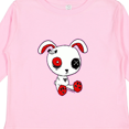 thumbnail image 4 of Inktastic Goth Bunny Kawaii Boys or Girls Long Sleeve Toddler T-Shirt, 4 of 5