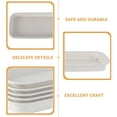 thumbnail image 3 of TABLZONE 8Ud White Plant Saucer Plastic Tray for Pots to Hold Water and Keep Surfaces Clean, 3 of 8