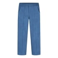 thumbnail image 5 of Yourumao Boys Chino Pants Elastic Waist Straight Leg Pant with Pockets Solid Baisc Loose Casual Trousers for Fall School Wear 5-15 Years, 5 of 8