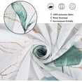 thumbnail image 4 of Eucalyptus Leaf Shower Curtains, Weighted Bottom Sage Green Watercolor Botanical Plants with Gold Branches Spring Fabric Bathroom Curtain Waterproof Washable 12 Hooks,72''''x84'''' (GCI-10193), 4 of 6
