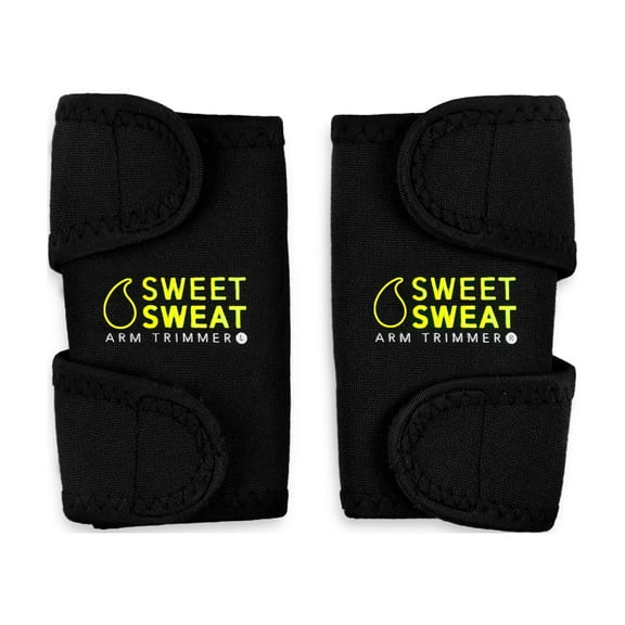 Sports Research, Sweet Sweat Arm Trimmers, Unisex-Regular, Yellow, 1 Pair