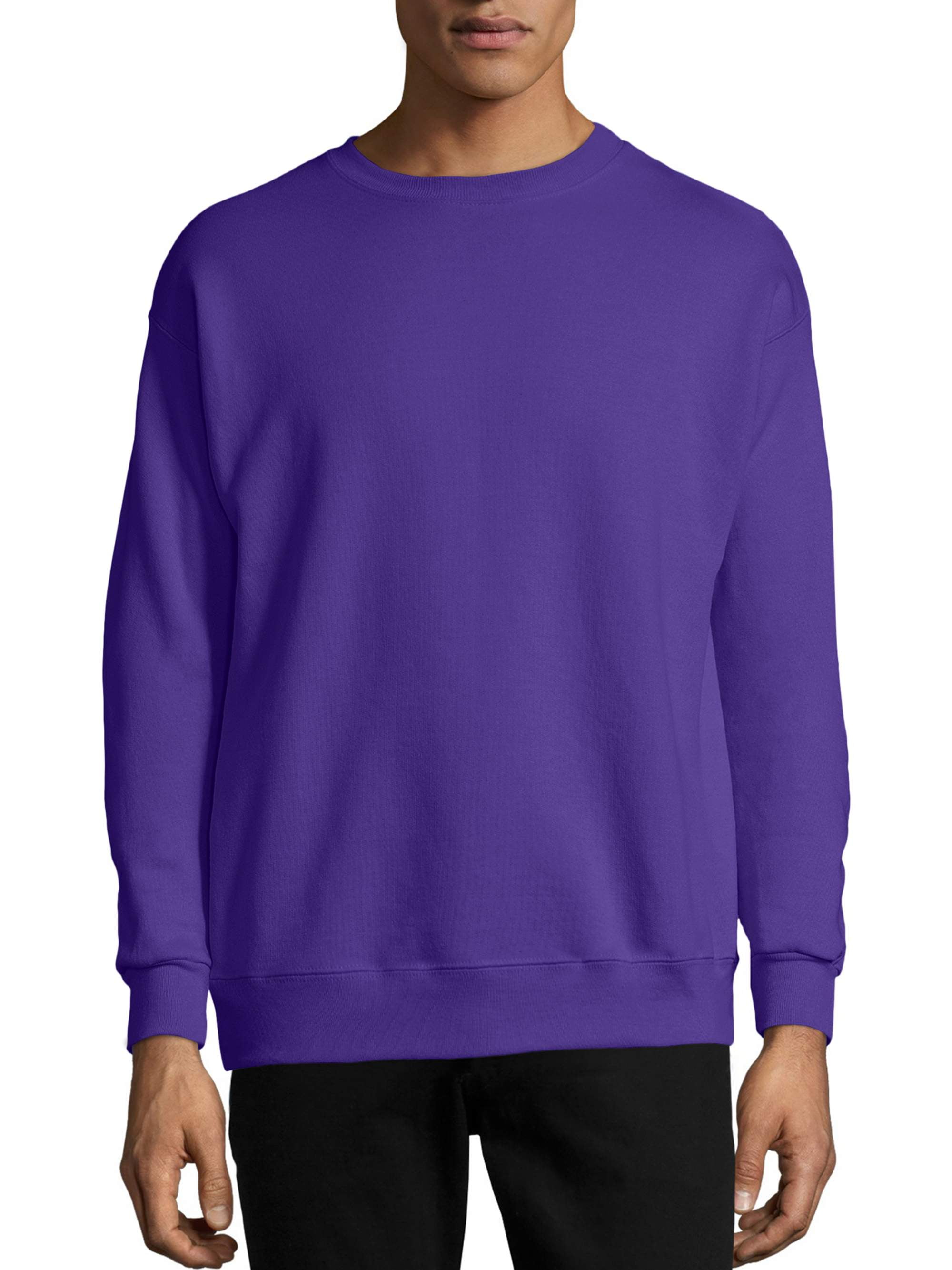 hanes purple sweatshirt