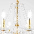 thumbnail image 4 of Candil de Techo Cristal Cortado D'Gala Iluminación DG3002 Dorado de 6 Luces, 4 of 6