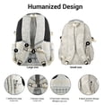 thumbnail image 6 of Forest Myth Travel Laptop Backpack, Water Resistant Lightweight Carry On Backpack for School, Travel and Everyday Use,Small Size,Black, 6 of 6