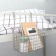 thumbnail image 3 of Cesta de almacenamiento para dormitorio de tamaño mediano, cesta de arte del hierro para baño, cocina, drenaje de agua, estante de almacenamiento colgante, 3 of 5