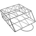 thumbnail image 4 of Magazine Holder Hanging Wall Mounted Newspaper Rack Magazine Book Document File Organizer Basket Metal, 4 of 5