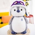 thumbnail image 1 of Juguete de peluche superbonito, sombrero de simulación, muñeco de pingüino, cama, almohada, regalo de cumpleaños, juguete de peluche Wmkox8yii shdjk4934, 1 of 1