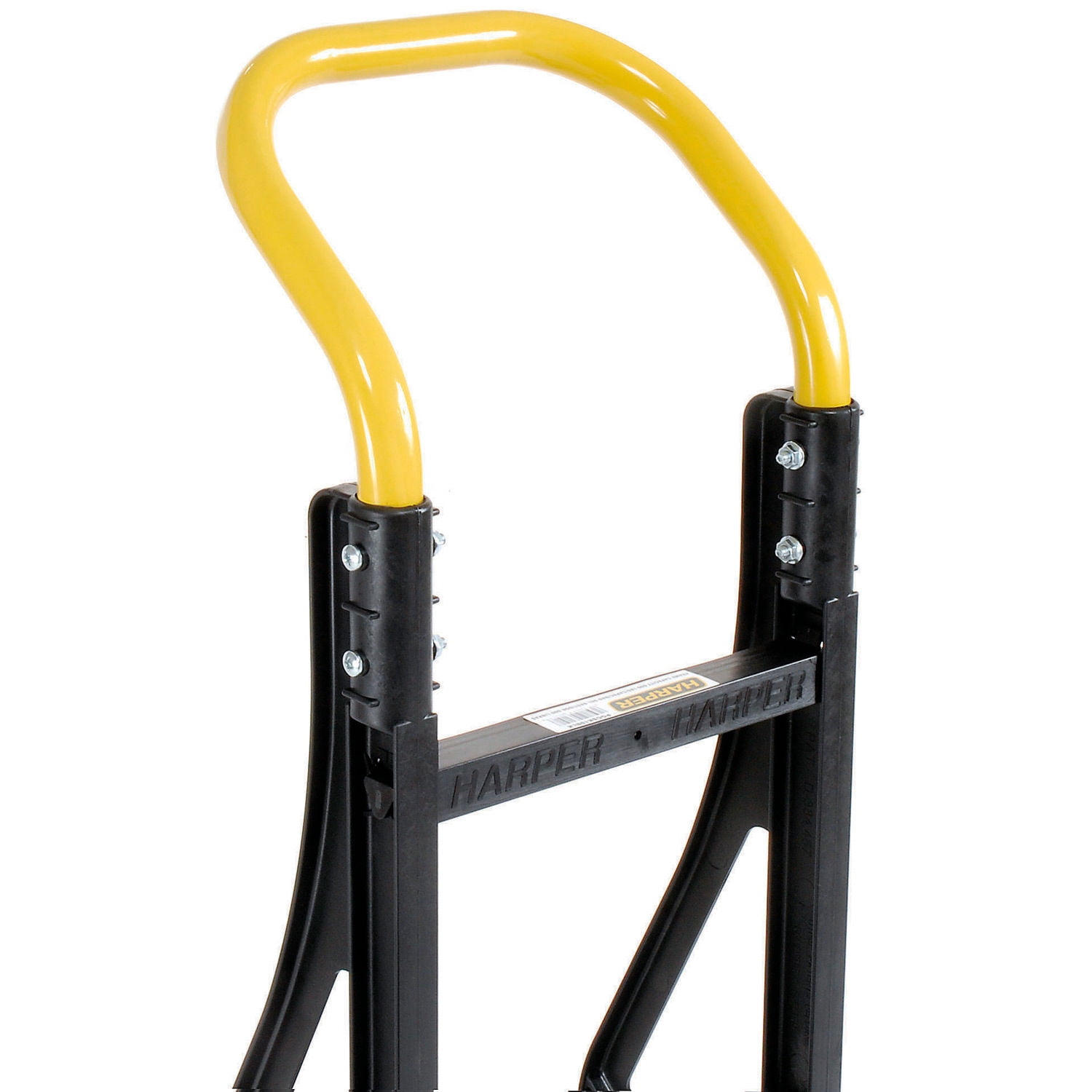 Harper Trucks Inc PGCSK19BLK Ultra Lite Nylon Hand Truck 10" Pneumatic Wheels