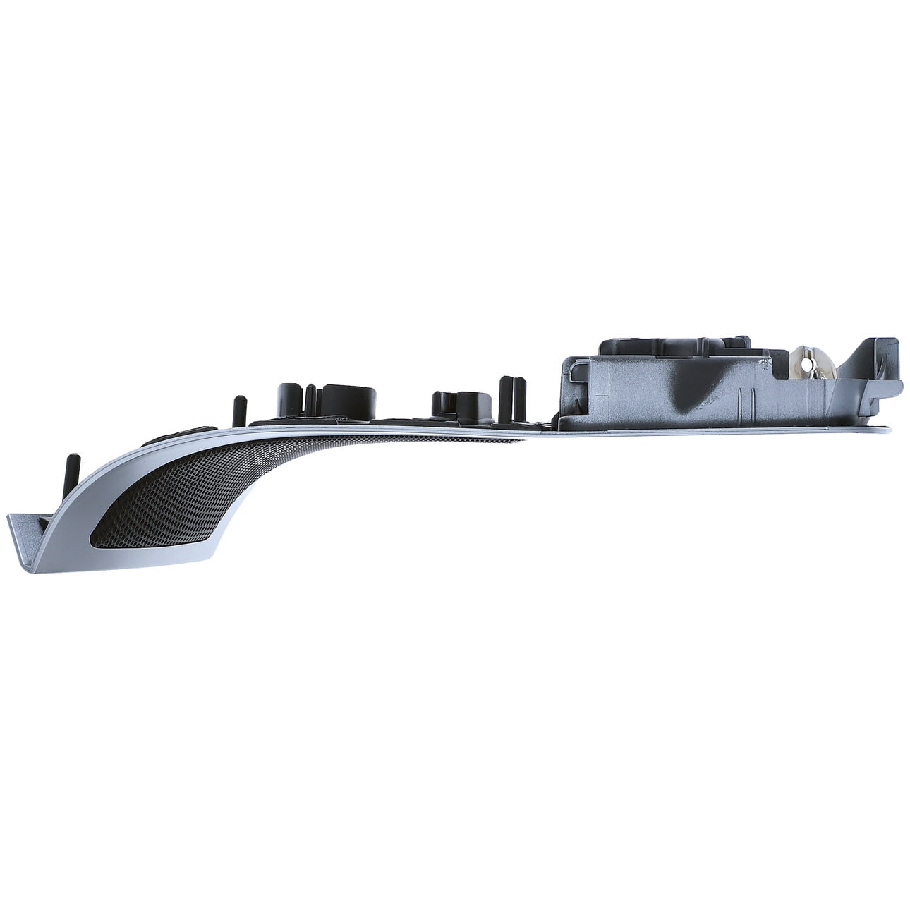 Dorman 15744 Front Passenger Side Interior Door Handle for Specific Ford Models, Chrome; Gray