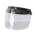 thumbnail image 1 of Helmets Motoclicletas Anti-UV Cascos Anti-Scratch Lente Visor de la Moda del Escudo de Viento Universal para Cascos de Cara Abierta de 3-Snap Estándar, 1 of 6