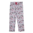 thumbnail image 4 of Kuromi Pantalon de Pyjama Lounge pour Adultes, Design Imprimé Lapin Punk pour Femmes et Hommes, Gris, Très Grand, 4 of 7