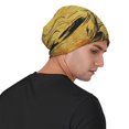 thumbnail image 4 of Gaeub Coffee Vintage Print Beanie Hats for Men Women,Winter Caps,Knit Cuffed Beanie,Cuffed Cap,Great for Winter Activities, 4 of 7