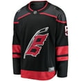 thumbnail image 2 of Men's Fanatics Jalen Chatfield Black Carolina Hurricanes Home Premier Breakaway Player Jersey, 2 of 3