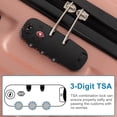 thumbnail image 6 of Zimtown 4 Piece Luggage Set, ABS Hard Shell Suitcase Luggage Sets Double Wheels with TSA Lock, Rose Gold, 6 of 13